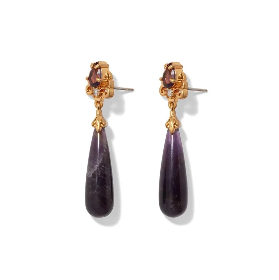 Earrings*The Met Store Turkish Amethyst Drop Earrings