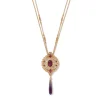 Necklaces*The Met Store Turkish Amethyst Long Pendant Necklace