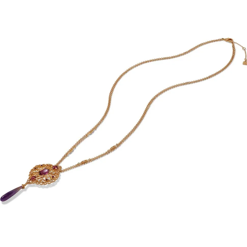 Necklaces*The Met Store Turkish Amethyst Long Pendant Necklace