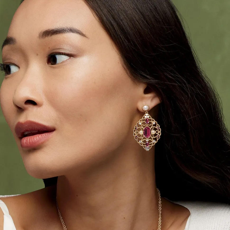 Earrings*The Met Store Turkish Amethyst Statement Earrings