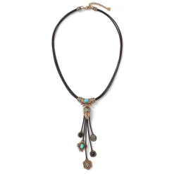 Necklaces*The Met Store Turkmen Leather Statement Necklace