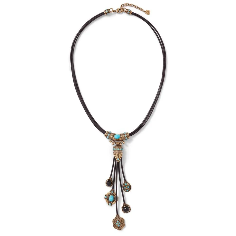 Necklaces*The Met Store Turkmen Leather Statement Necklace