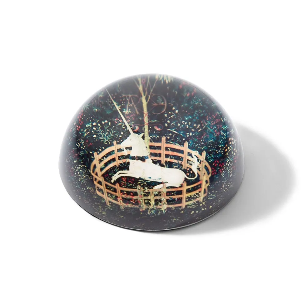Office*The Met Store Unicorn in a Garden Paperweight