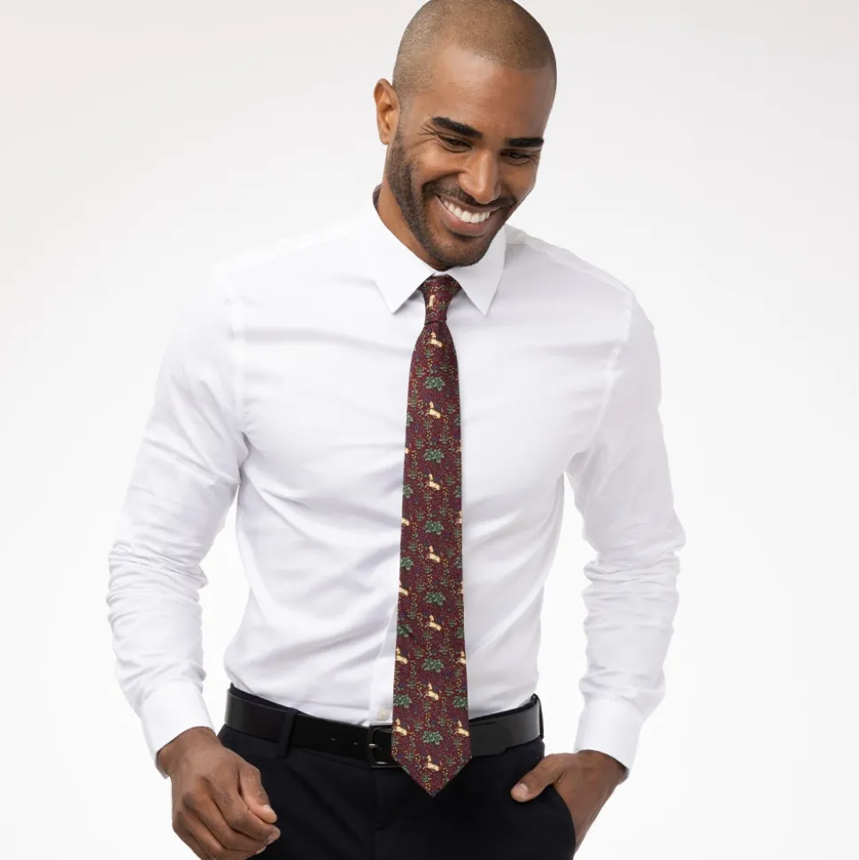 Small Accessories*The Met Store Unicorn in a Garden Silk Necktie