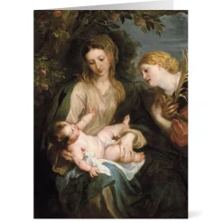 Holiday Cards*The Met Store Van Dyck: Virgin and Child with Saint Catherine of Alexandria Holiday Cards
