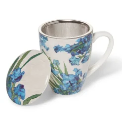 Tableware*The Met Store Van Gogh Irises Covered Mug with Tea Infuser