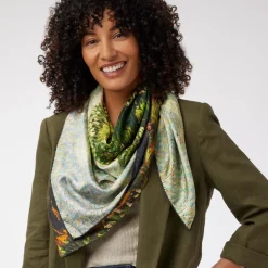 Scarves & Wraps*The Met Store Van Gogh Stylized Nature Double-Sided Square Silk Scarf