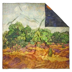 Scarves & Wraps*The Met Store Van Gogh Stylized Nature Double-Sided Square Silk Scarf