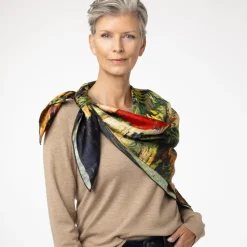 Scarves & Wraps*The Met Store Van Gogh Stylized Nature Double-Sided Square Silk Scarf