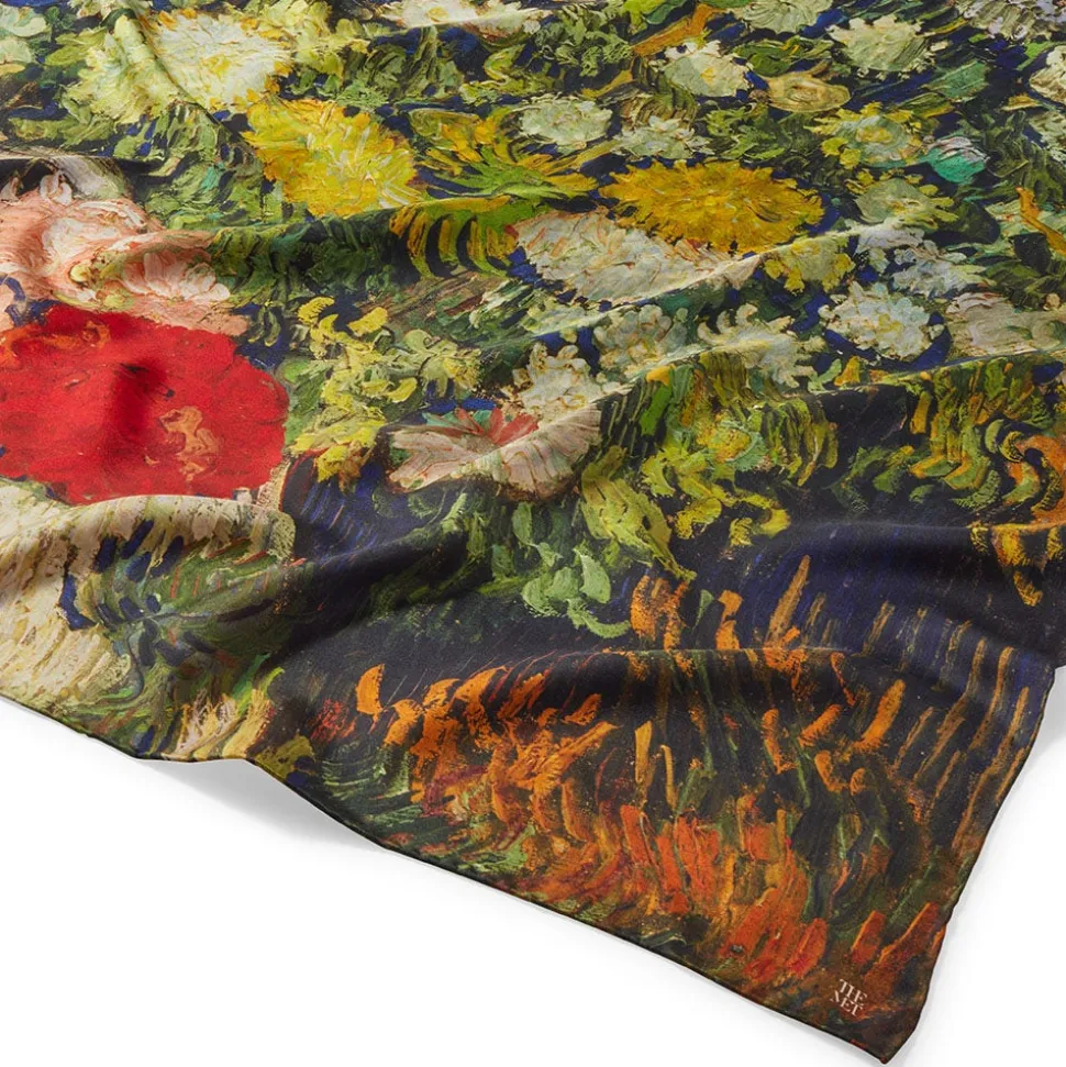 Scarves & Wraps*The Met Store Van Gogh Stylized Nature Double-Sided Square Silk Scarf