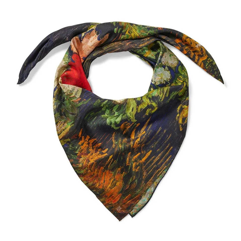 Scarves & Wraps*The Met Store Van Gogh Stylized Nature Double-Sided Square Silk Scarf