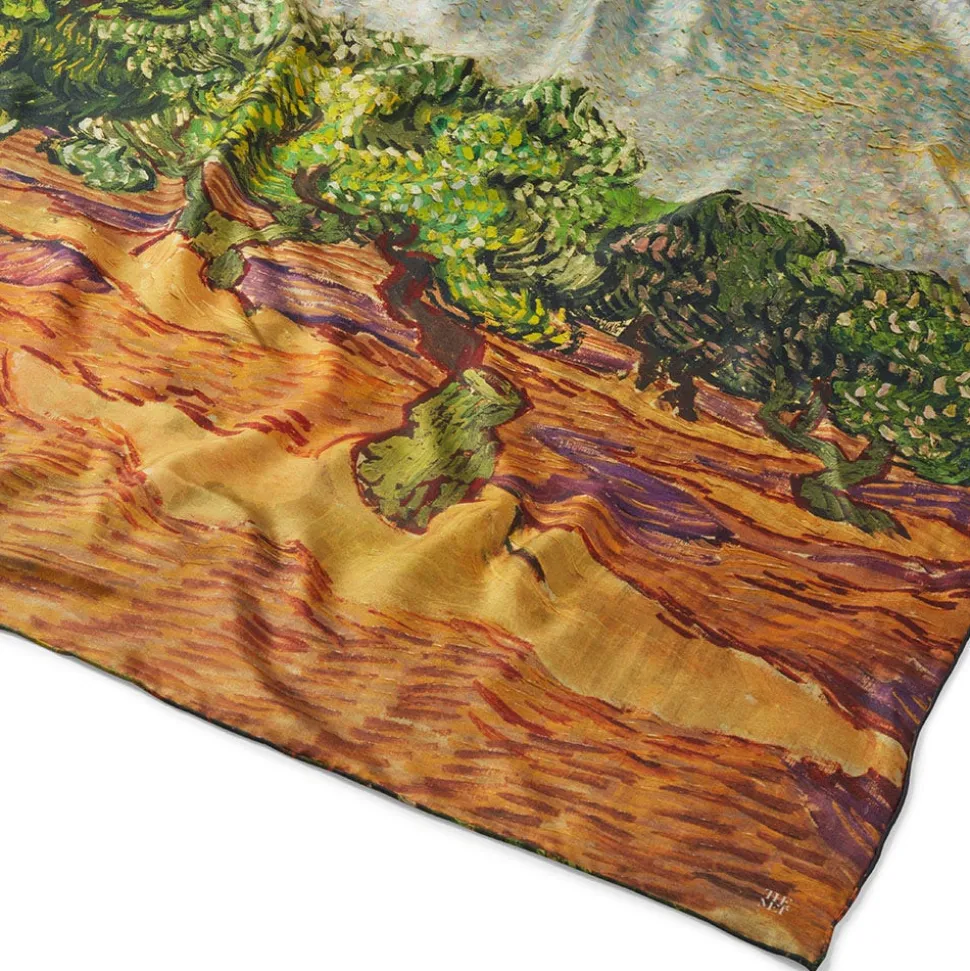 Scarves & Wraps*The Met Store Van Gogh Stylized Nature Double-Sided Square Silk Scarf