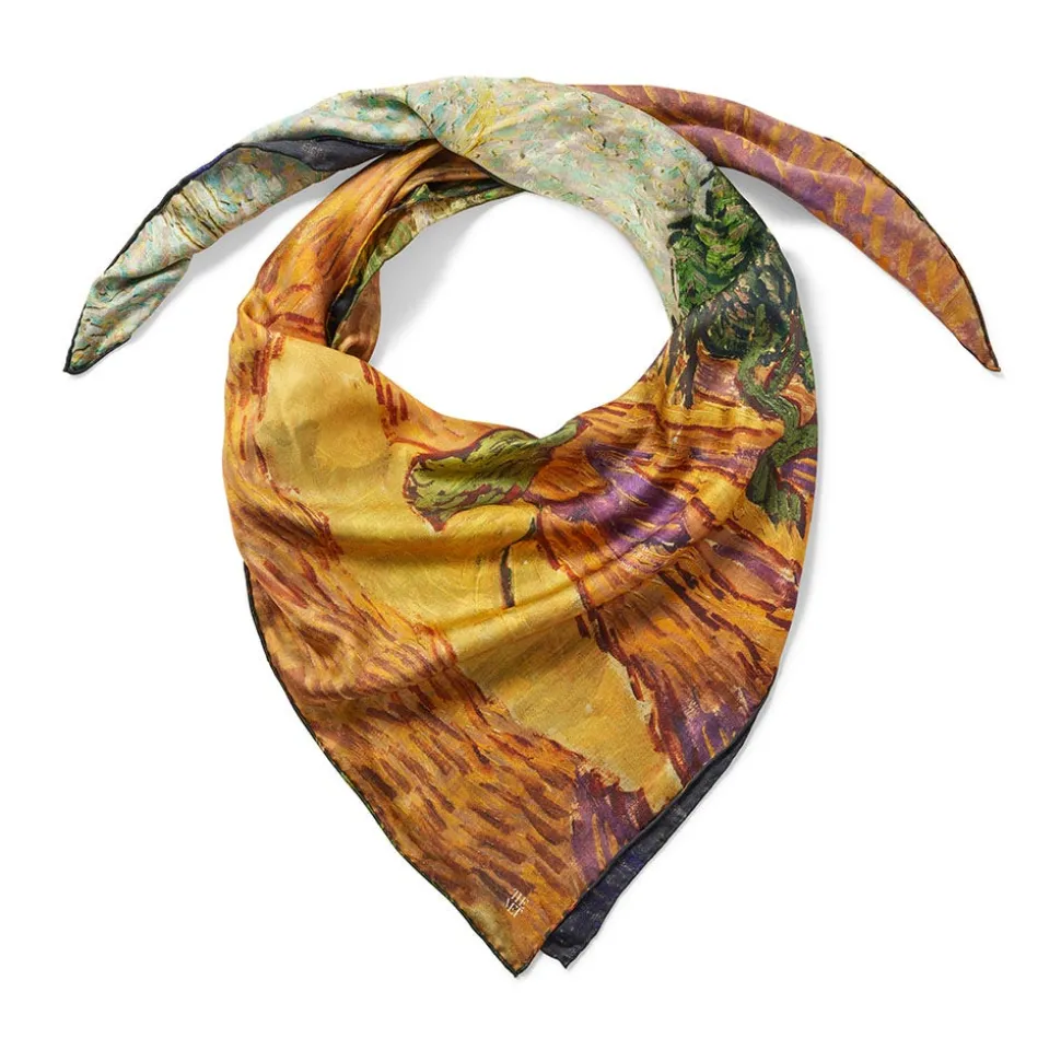 Scarves & Wraps*The Met Store Van Gogh Stylized Nature Double-Sided Square Silk Scarf