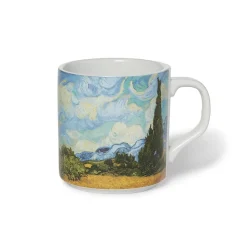 Tableware*The Met Store Van Gogh Wheat Field with Cypresses Mug
