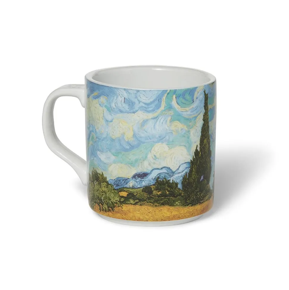 Tableware*The Met Store Van Gogh Wheat Field with Cypresses Mug