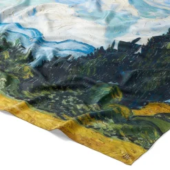 Scarves & Wraps*The Met Store Van Gogh Wheat Field with Cypresses Oversize Oblong Silk Scarf