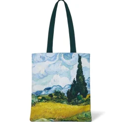 Bags*The Met Store Van Gogh Wheat Field with Cypresses Tote