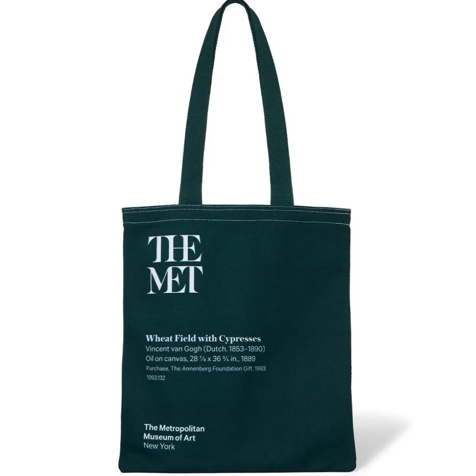 Bags*The Met Store Van Gogh Wheat Field with Cypresses Tote