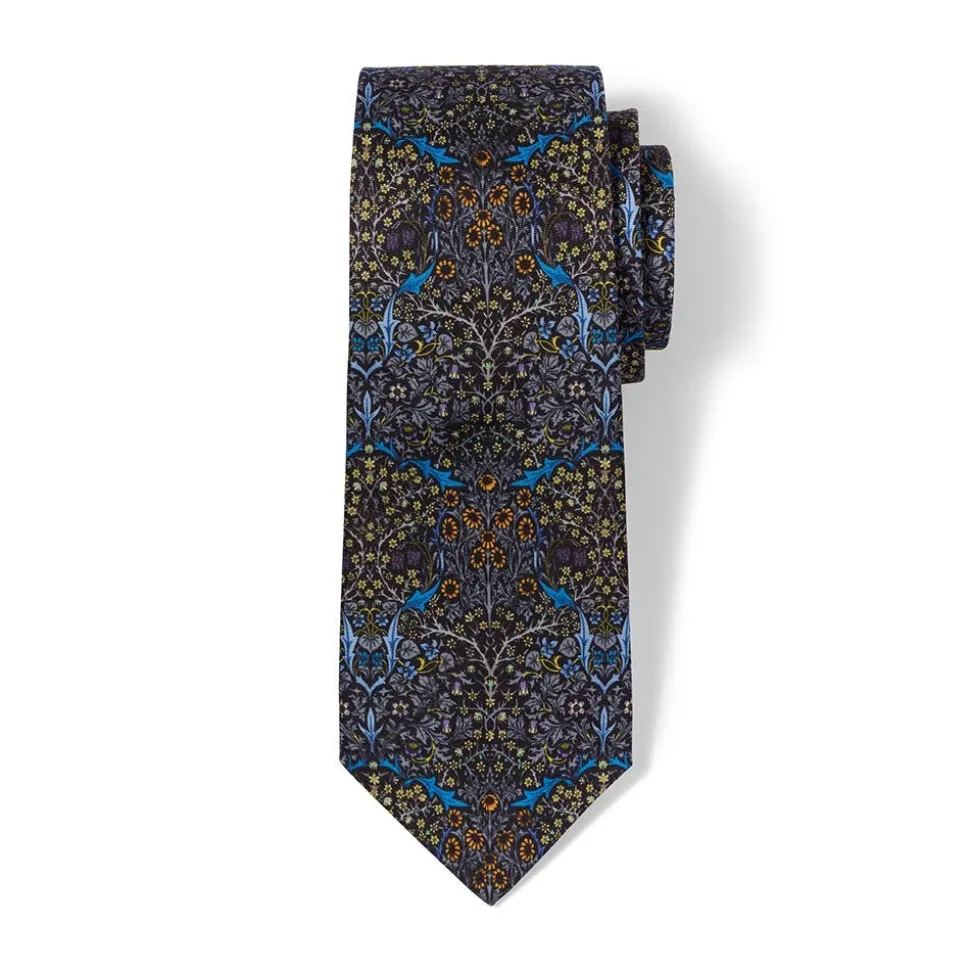 Small Accessories*The Met Store William Morris Blackthorn Silk Necktie