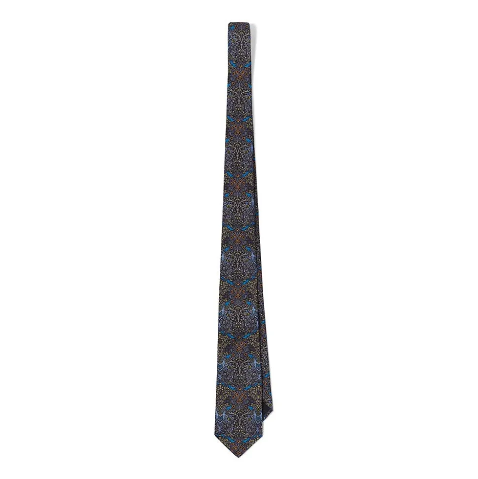 Small Accessories*The Met Store William Morris Blackthorn Silk Necktie
