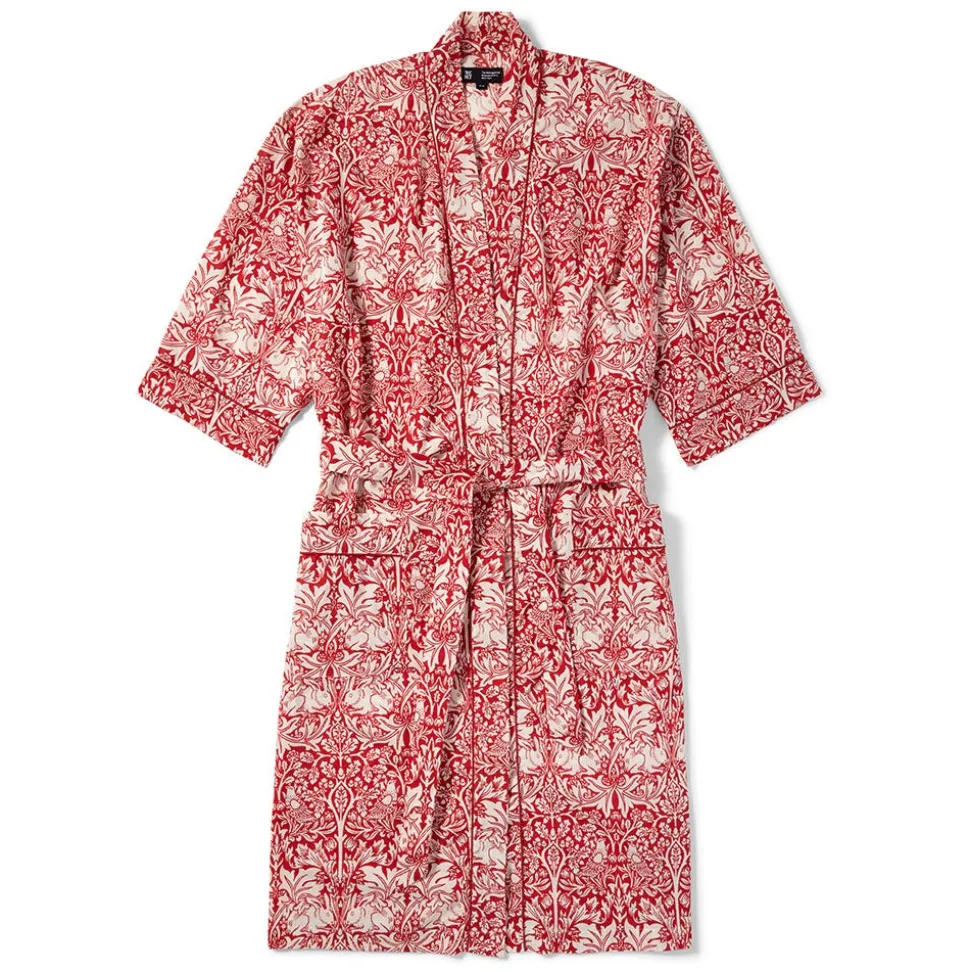 Clothing*The Met Store William Morris Brother Rabbit Unisex Cotton Robe