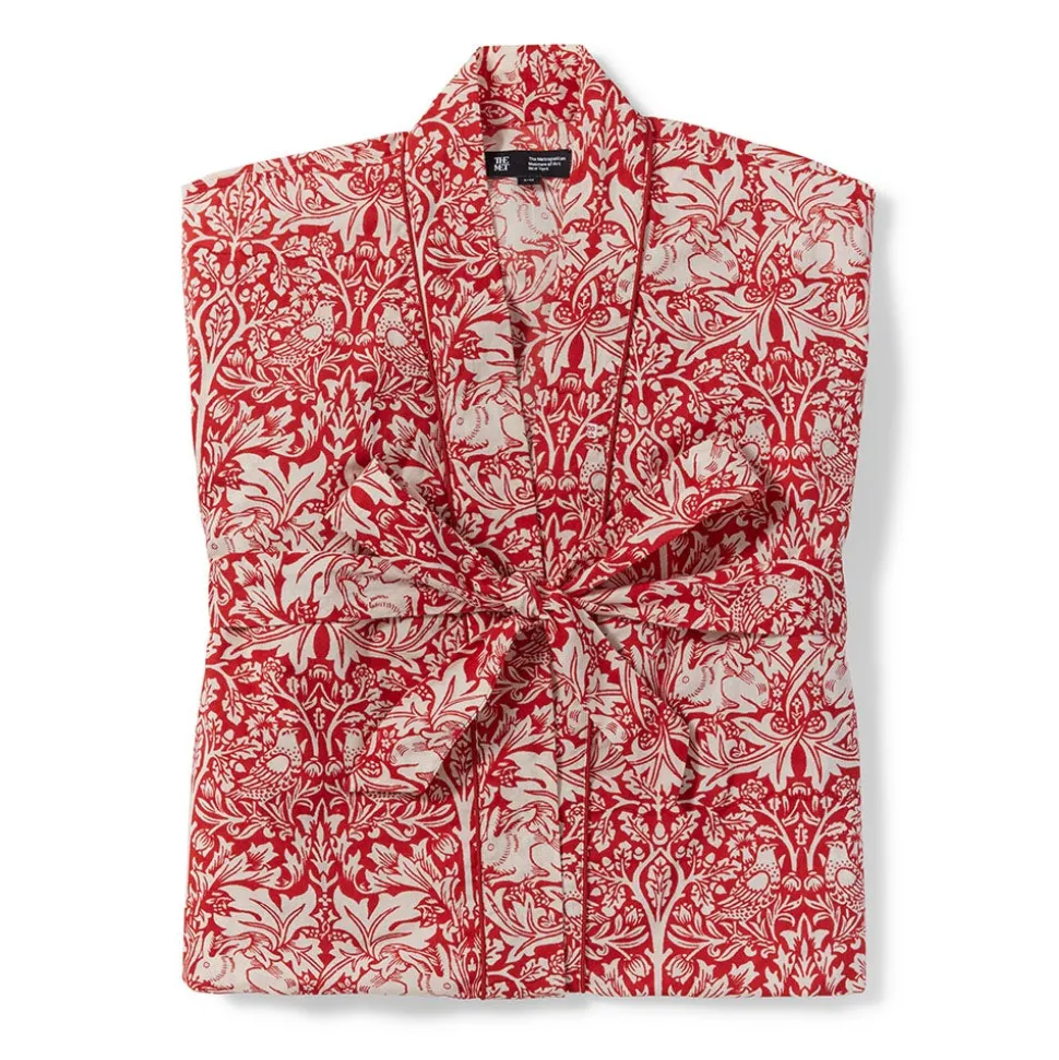 Clothing*The Met Store William Morris Brother Rabbit Unisex Cotton Robe