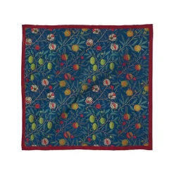 Small Accessories*The Met Store William Morris Pomegranate Cotton-and-Silk Pocket Square