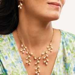 Necklaces*The Met Store Willow Catkins Pearl Bib Necklace