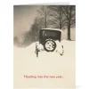 Holiday Cards*The Met Store Winter Scene with Vintage Auto Holiday Cards