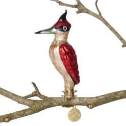 Ornaments*The Met Store Woodpecker Glass Ornament