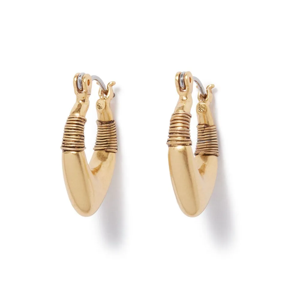 Earrings*The Met Store Wrapped Chevron Huggie Earrings