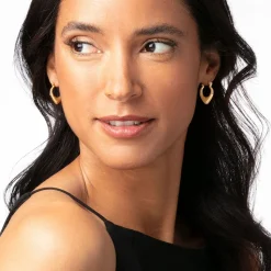 Earrings*The Met Store Wrapped Chevron Huggie Earrings